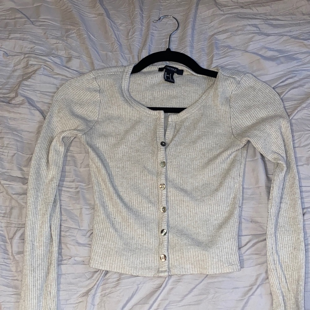Beige/tan Long sleeve from forever 21.